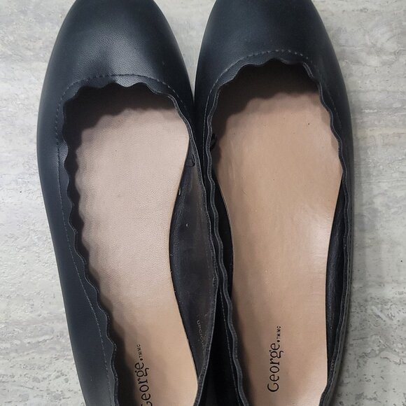 #2 George Black Flats sz 9 - Picture 1 of 6